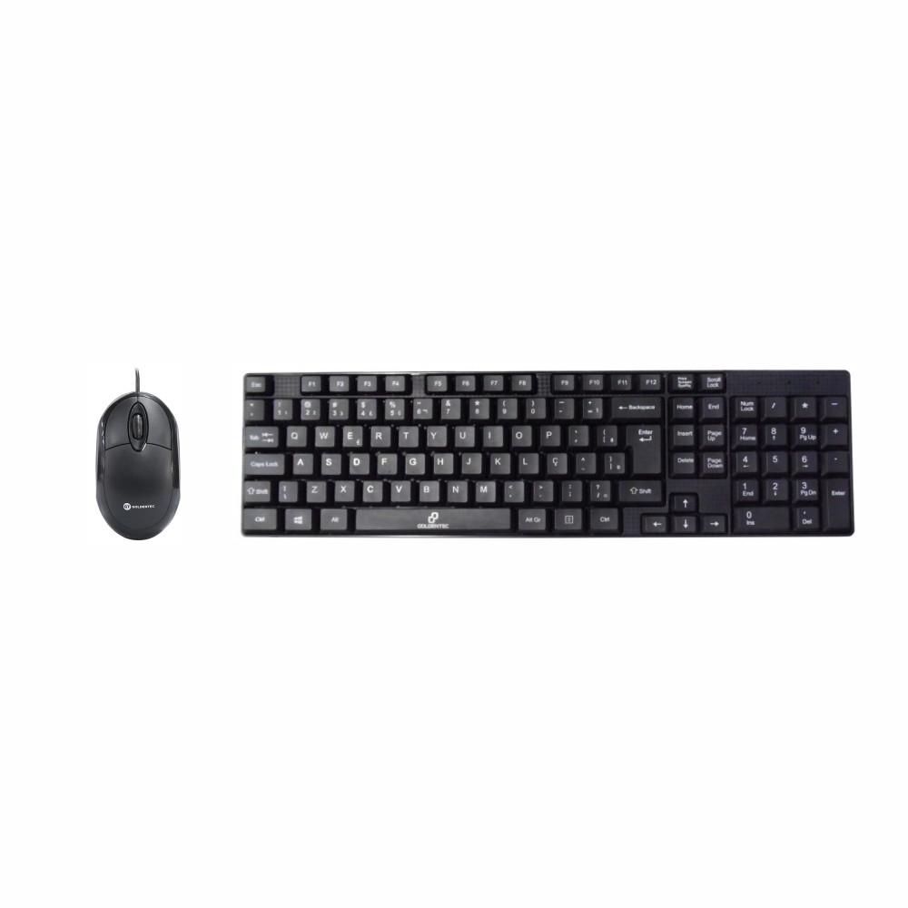 Kit Teclado e Mouse Usb Goldentec GT150/ GT850