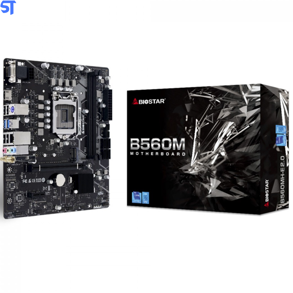 Placa Mãe Biostar B560MH-E 2.0 / LGA 1200 / DDR4 10ª e 11ª Geração