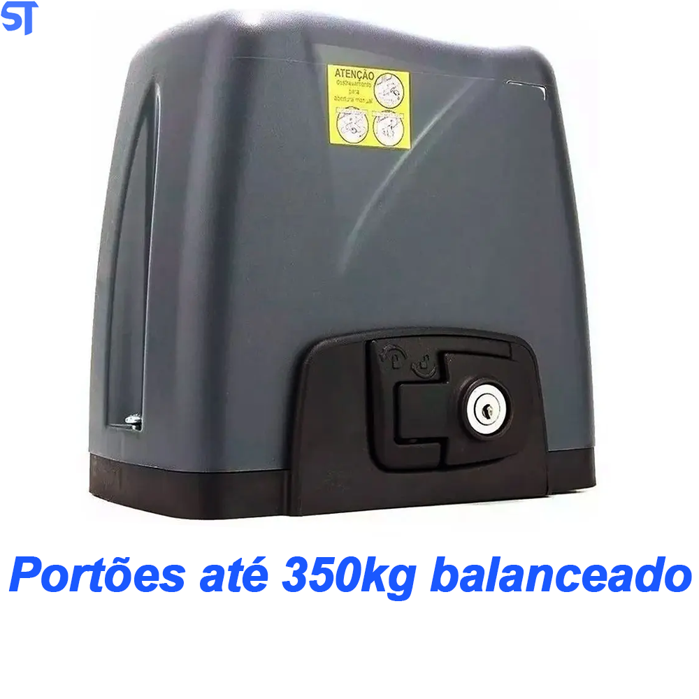 Motor de Portão Rossi DZ ATTO V2 36 TURBO 220V e Placa Controladora S/ os Controles
