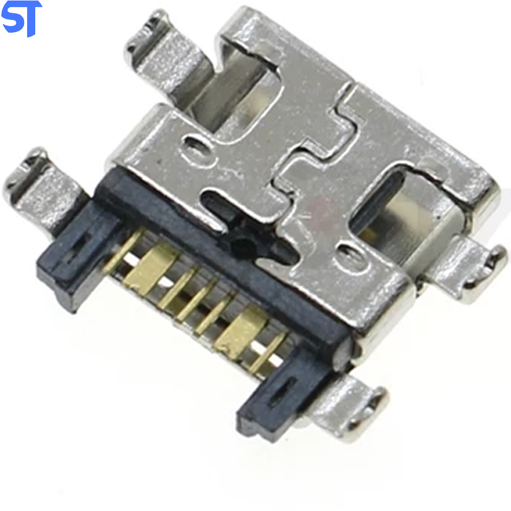 Conector Jack Power Tablet Micro Usb V8 4 Garrinhas