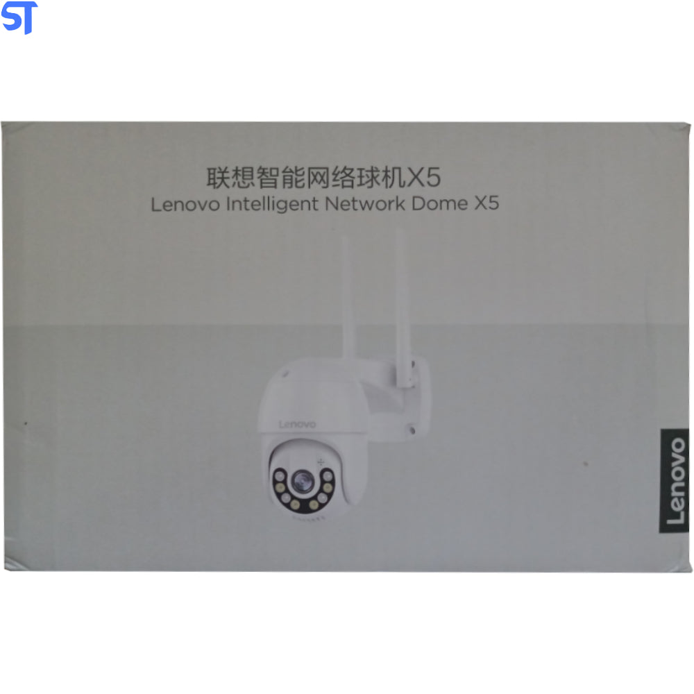 Câmera De Segurança IP Wi-Fi 3MP 5G Externa 4x zoom digital Áudio CCTV Visão Noturna - Lenovo