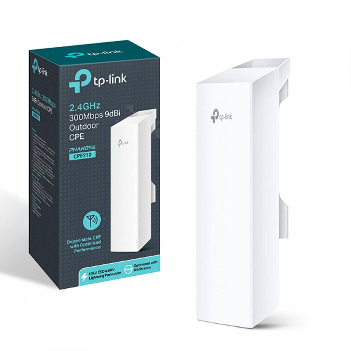 Access Point Tp-Link Externo Antena Cpe210 2.4ghz 9dbi Outdoor 300mbps