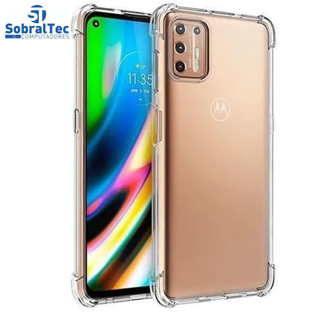 Capa De Silicone Transparente Anti Impacto Moto G9/Plus
