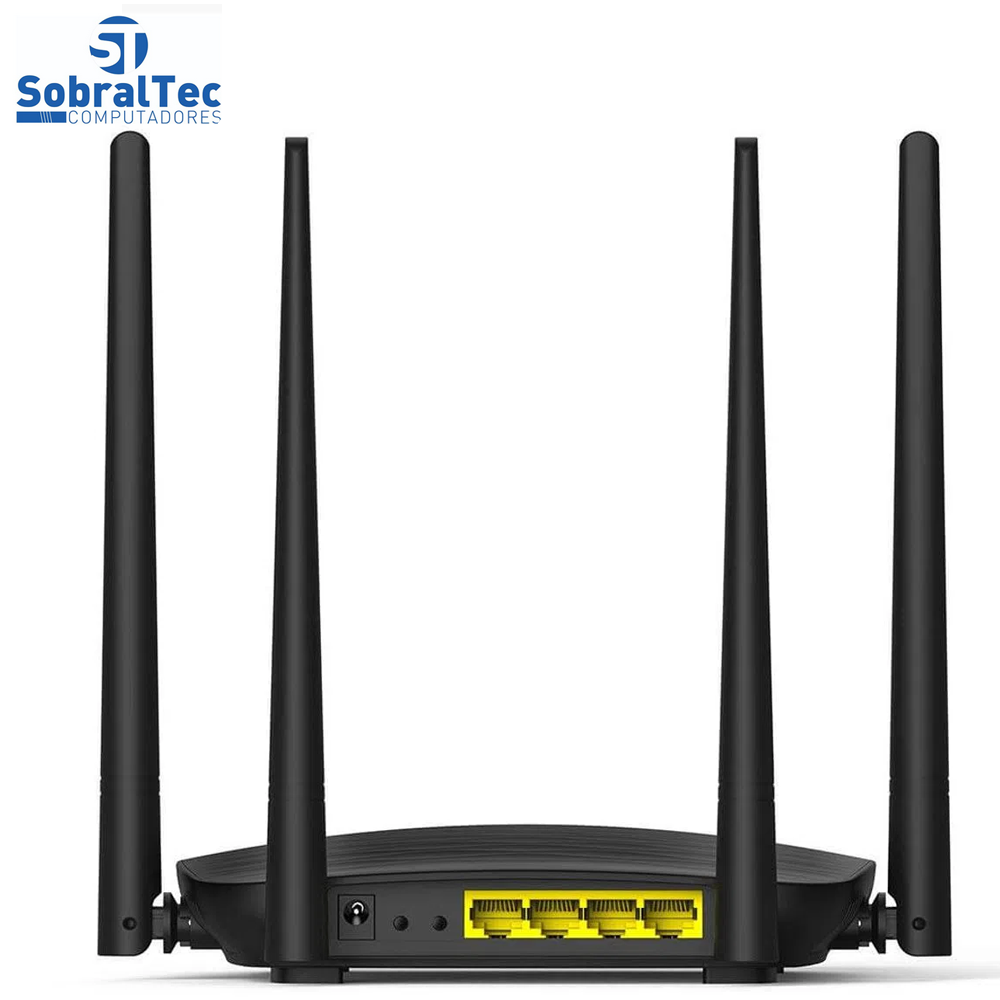 Roteador Ac5 Tenda AC1200 Mbps Dual-Band 4 Antenas Fast