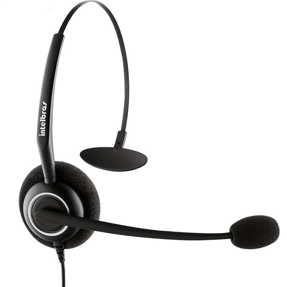 Telefone Intelbras Headset Base Discadora Hsb50 Preto