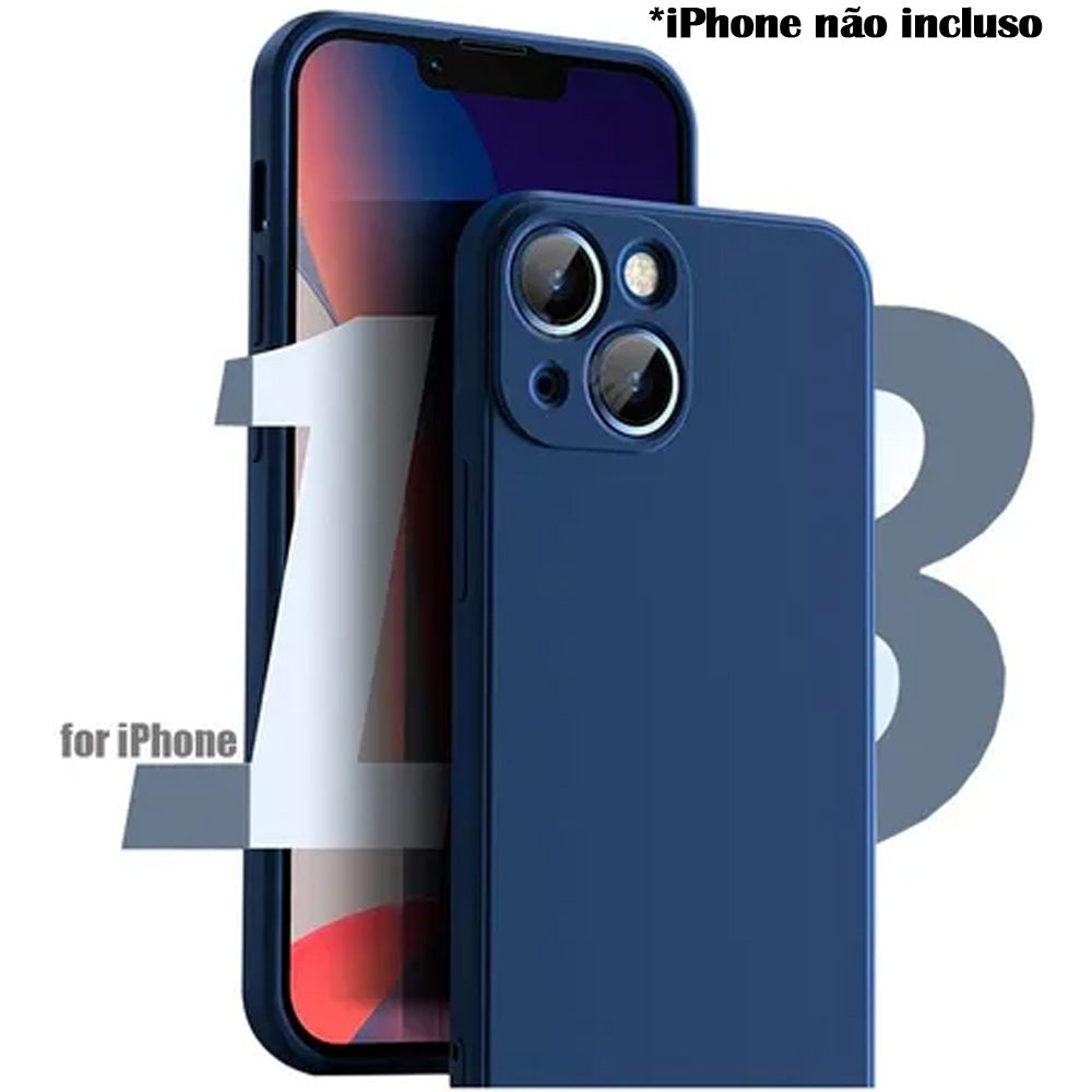 Capa Para iPhone 12s/13 Anti Impacto - Azul Escuro