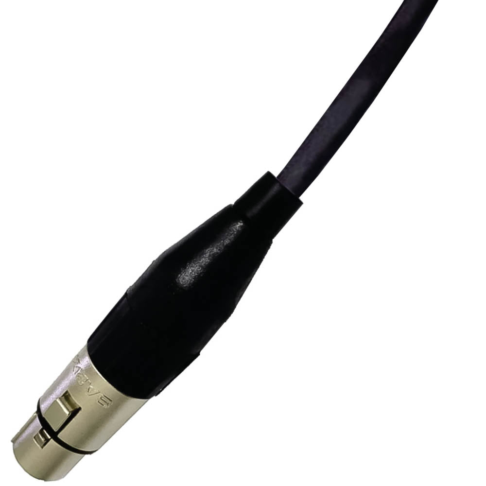Cabo De Microfone XLR Fêmea X P10 Macho 5 Metros, KSR STD, Corpo Em Metal - X30