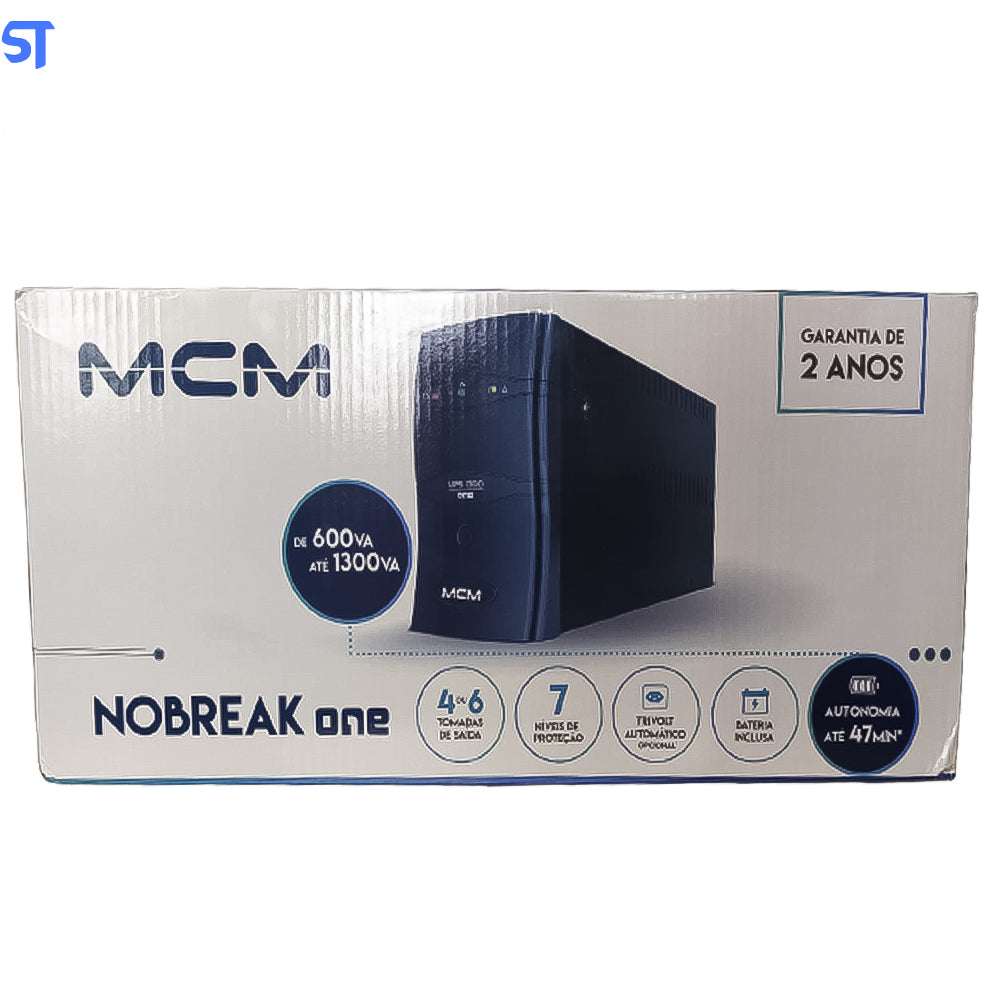 Nobreak MCM 1500VA UPS1500 ACTION 3.1, 6 Tomadas, Bivolt/115V - UPS0230