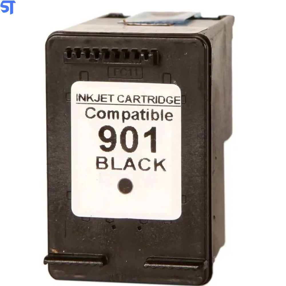 Cartucho hp 901 Preto Compatível Rende 200 Paginas Cc653ab