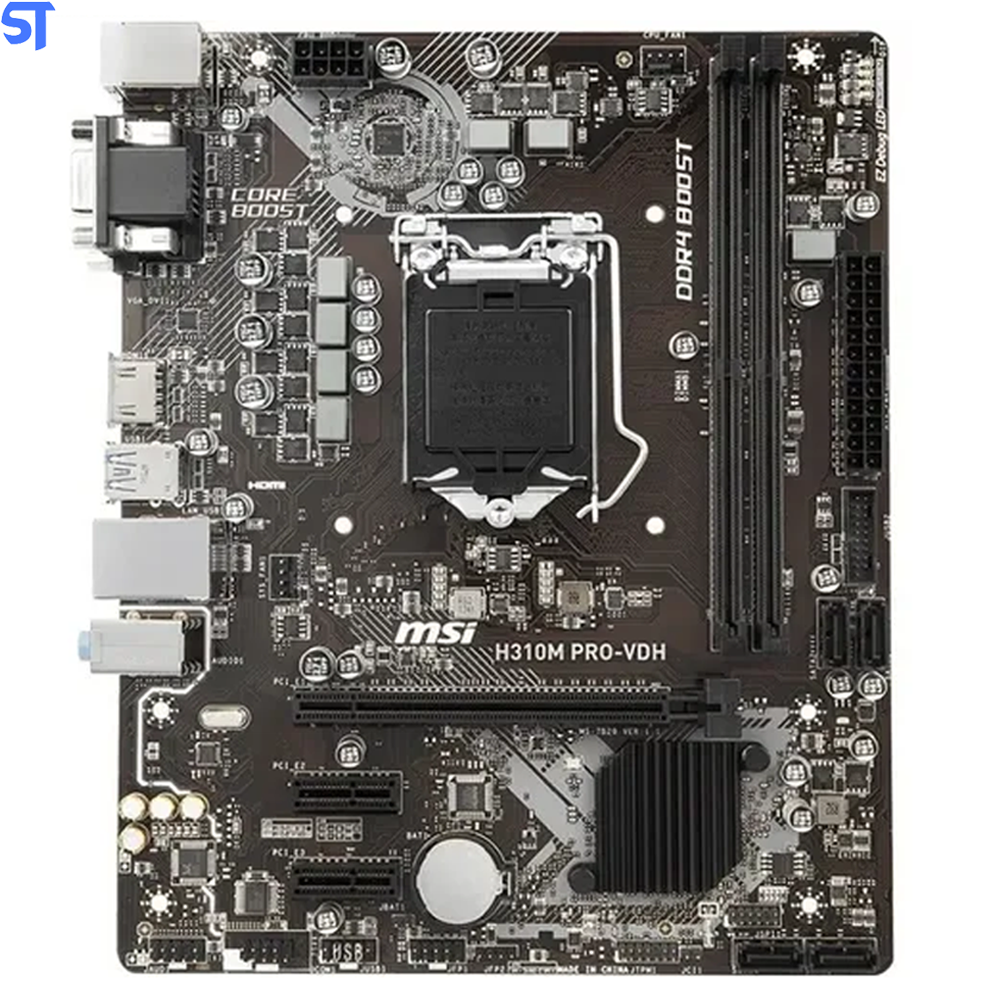 Placa Mãe Msi H310m Pro-Vdh Plus Intel 1151 Ddr4 Chipset H310