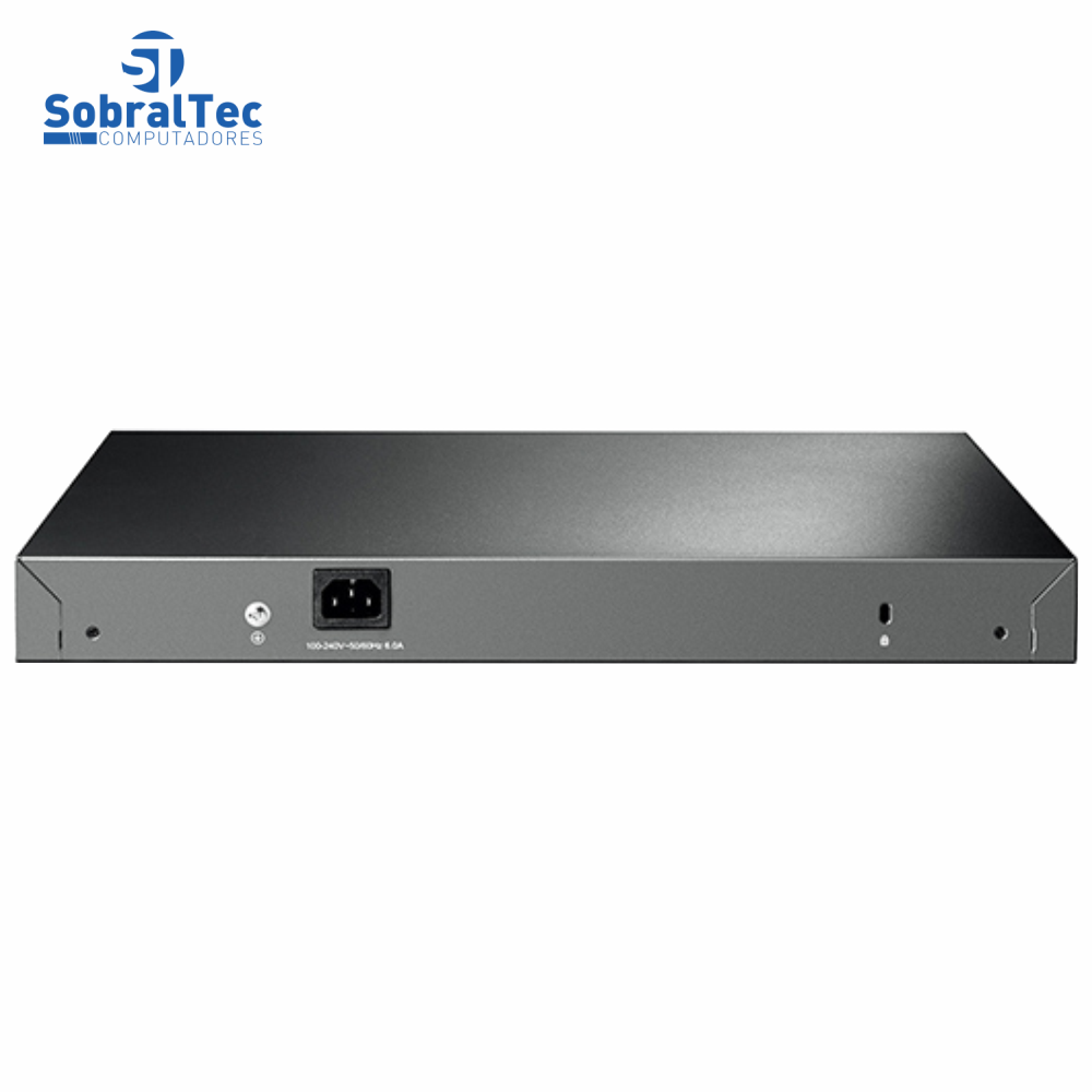 Switch Gerenciável PoE+ L2 Gigabit com 24 Portas + 4 Slots SFP Jetstream T2600G-28MPS