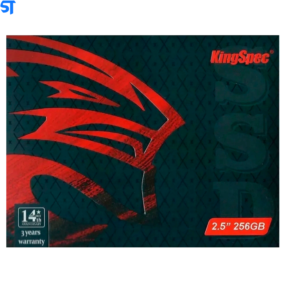 Hd Ssd KingSpec HD 256GB 562Mb/s De Leitura 524Mb/s De Escrita