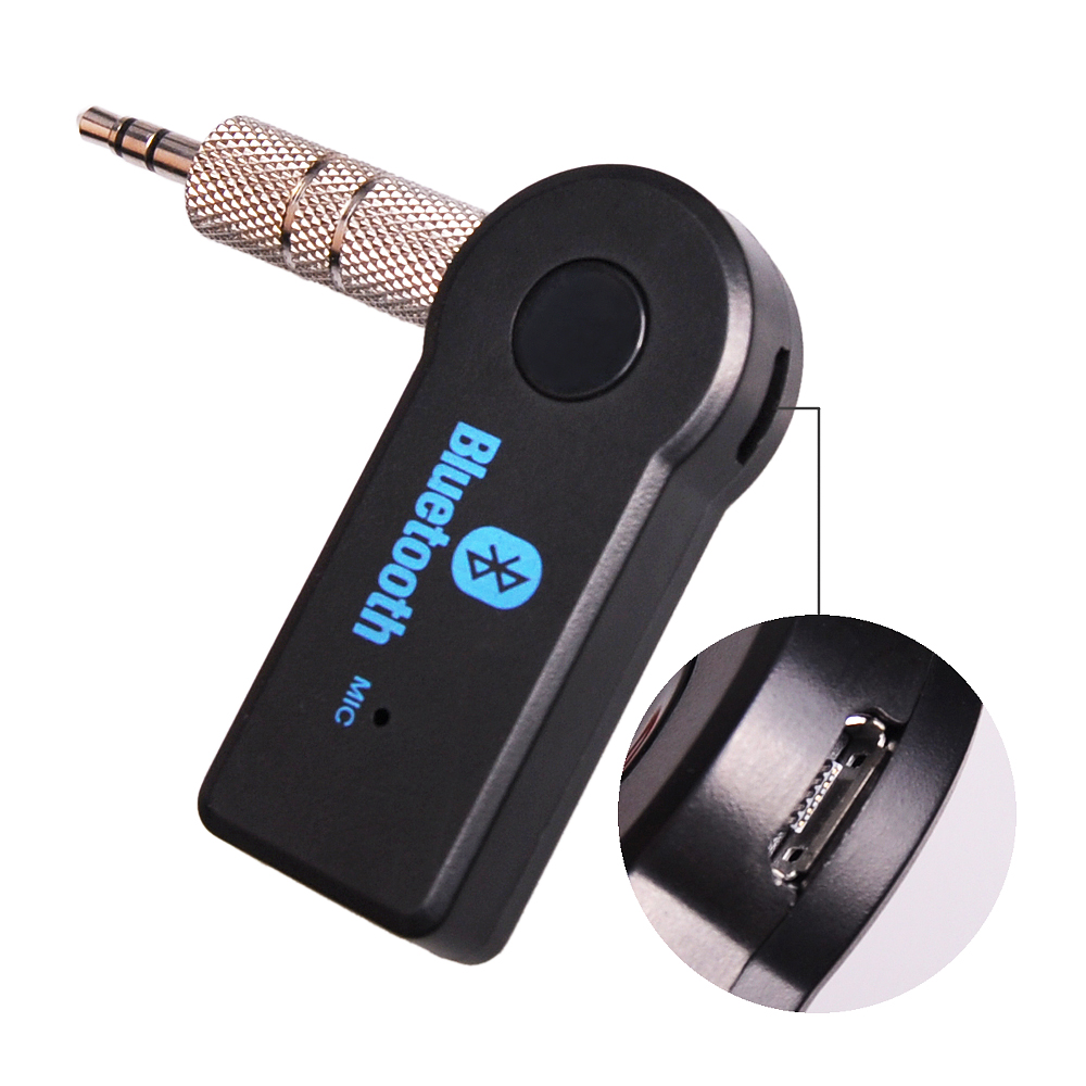 Adaptador Áudio Receptor Música Car Bluetooth Usb Veicular E Som