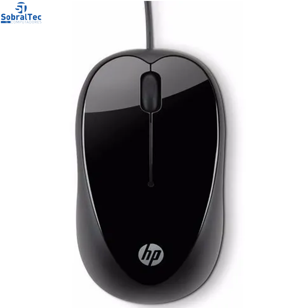 Mouse USB HP Óptico 1200DPI 1000 Preto