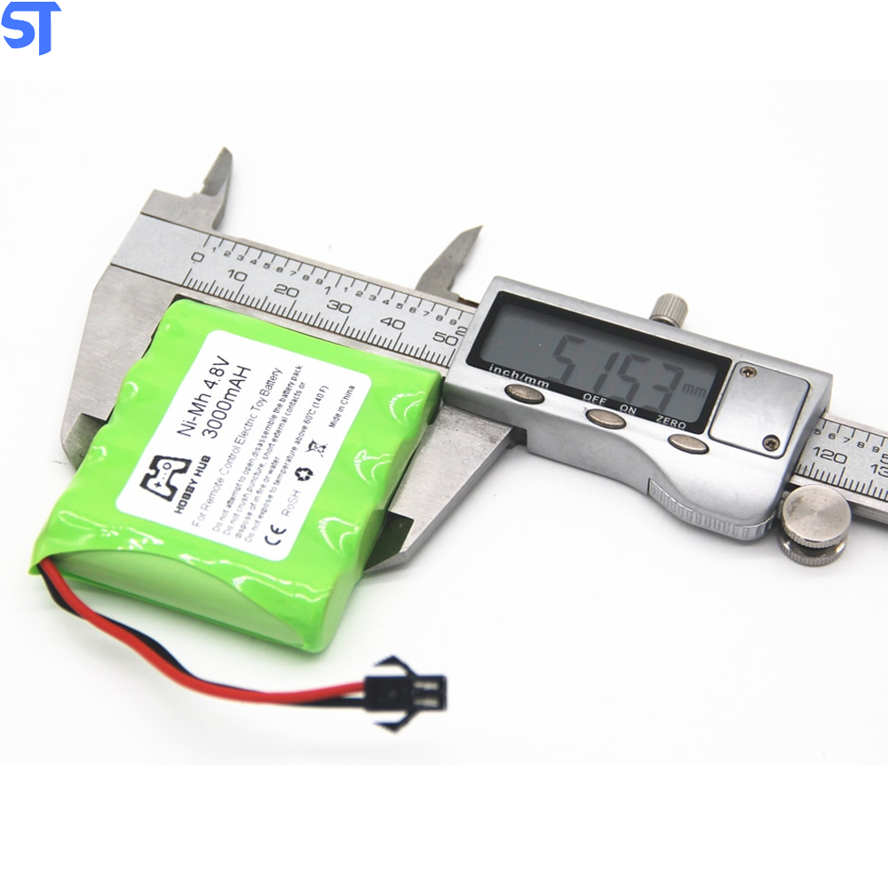 Kit De Baterias Com Carregador para Brinquedos Rc Ni-mh Aa 4.8v 3000Mph Bateria Recarregável