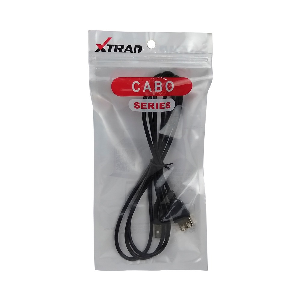 Cabo Usb 2.0 Extensor Macho x Femêa Xtrad Xt-560 1,5Mt