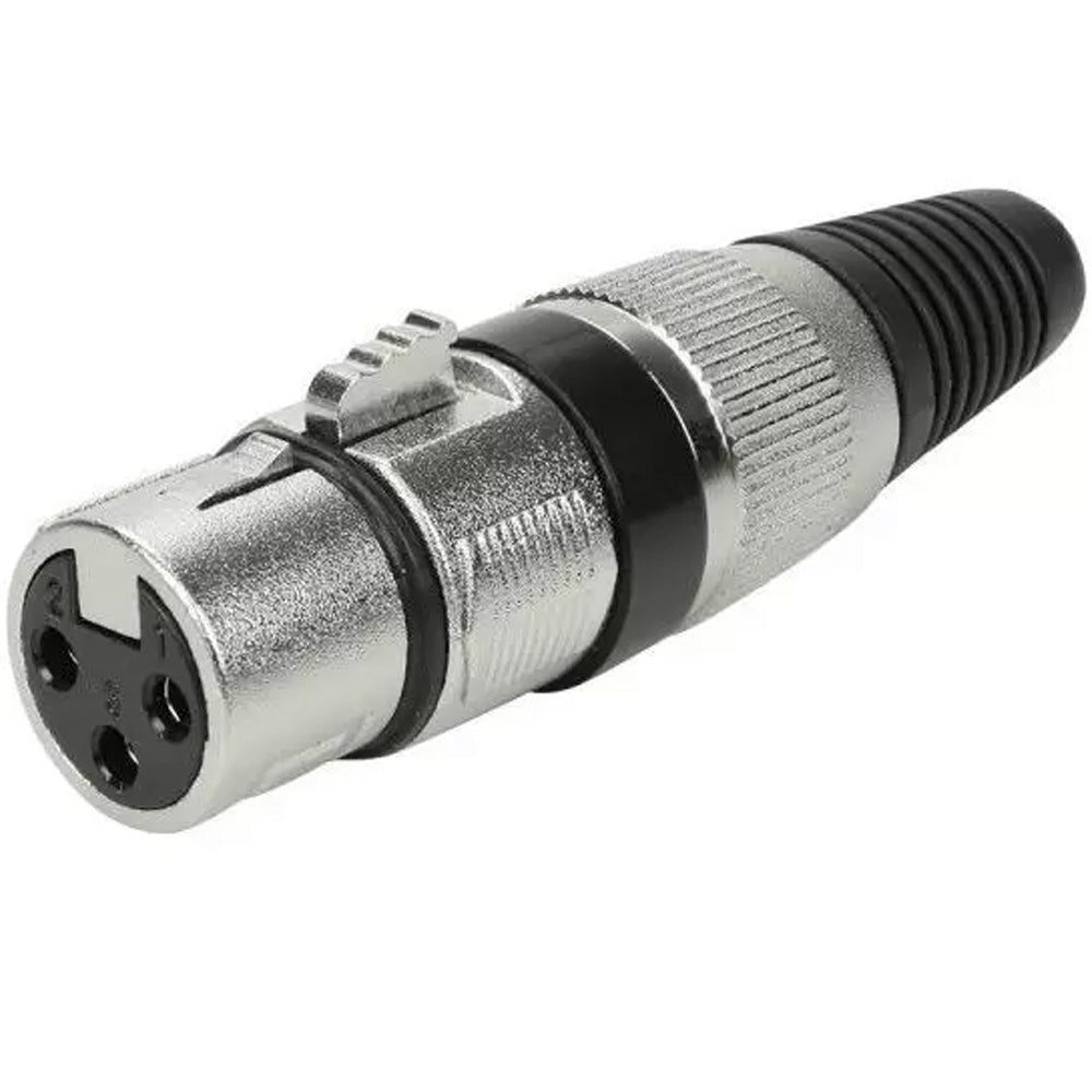 Conector XLR Canon Fêmea 3 Pinos