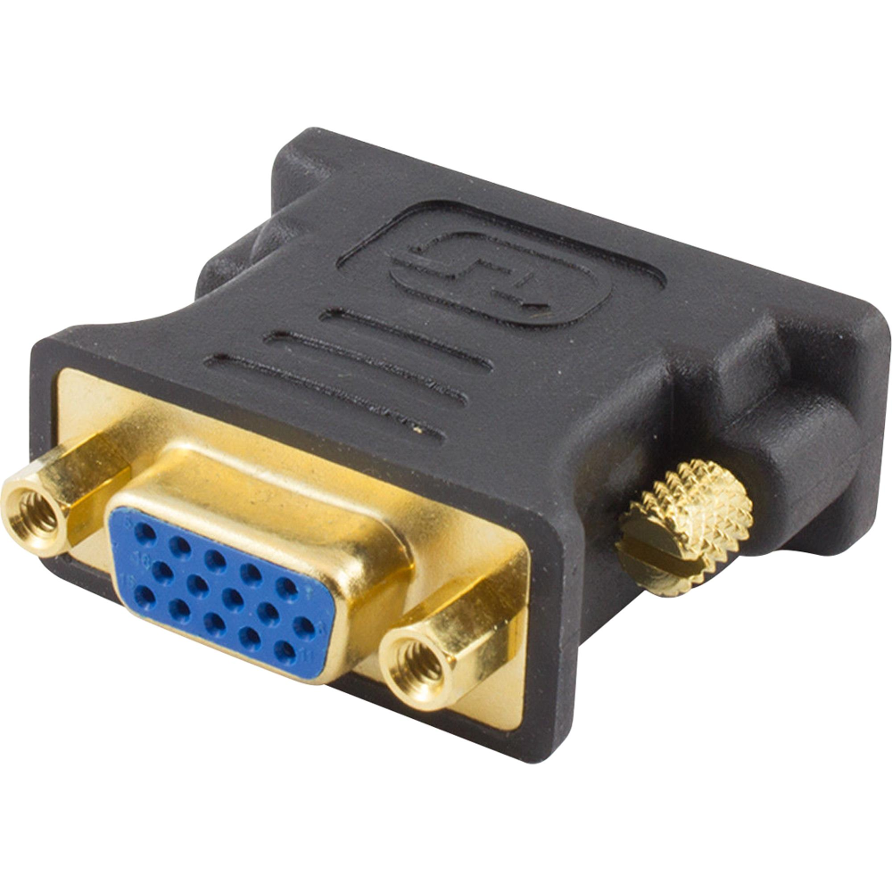 Adaptador DVI 24+5 Macho Para VGA Fêmea