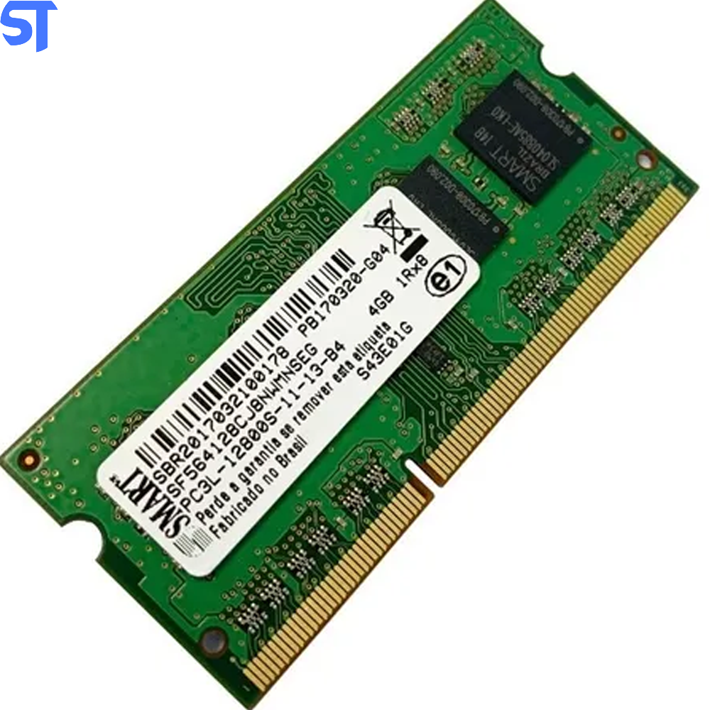 Memória Notebook 4 Gb Ddr3 Smart PC3L-12800S-11-13-B4