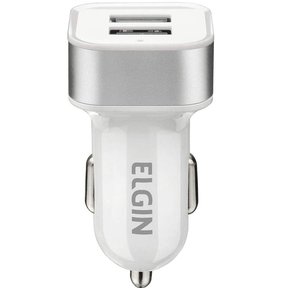 Carregador USB Veicular ,E 12V,S USB1A 10W Elgin 46RCV2USB000