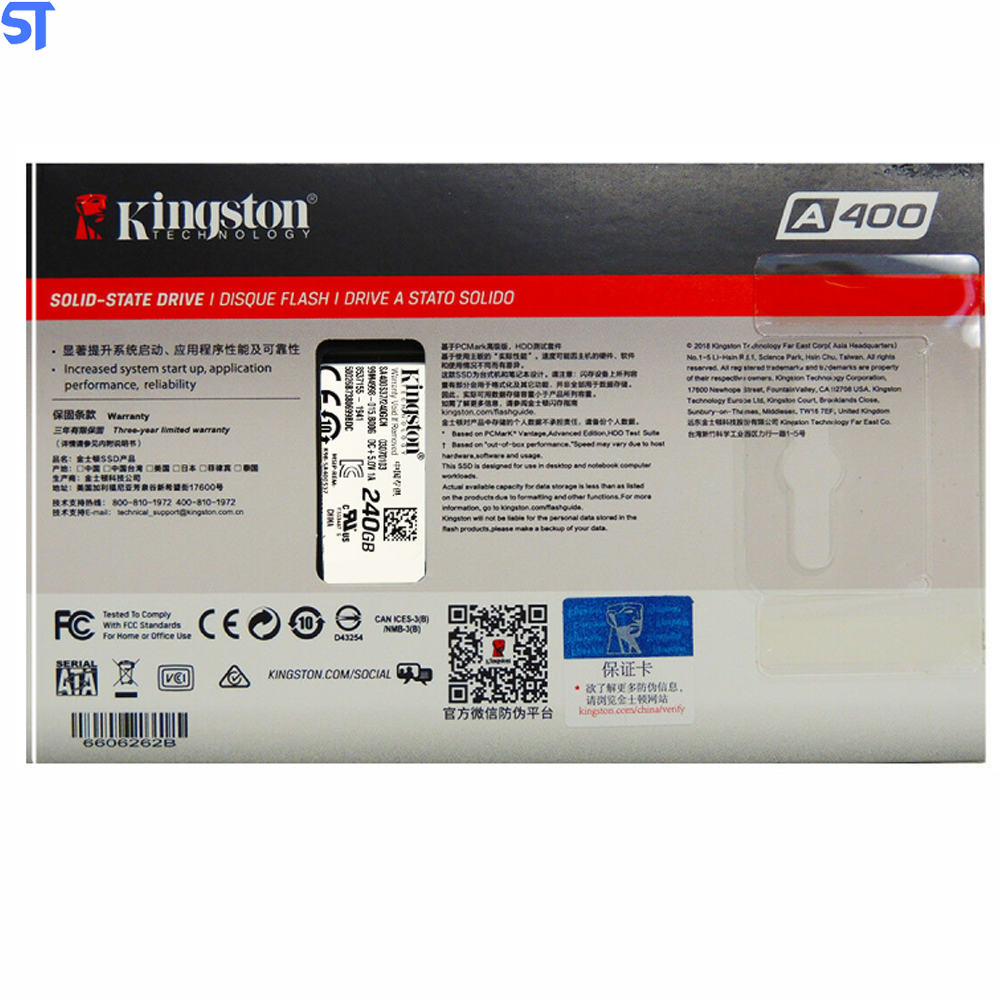 HD SSD Kingston A400 240Gb 2.5