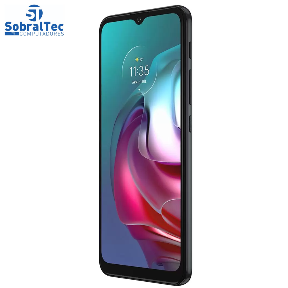 Smartphone Motorola Moto G30 128GB Dark Prism 4G - 4GB RAM Tela 6,5” Câm. Quádrupla + Selfie 13MP