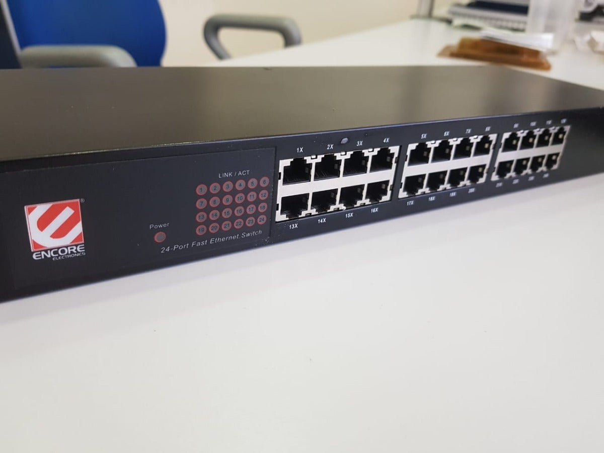 Switch Encore ENHGS-224 de 2 + 24 Portas Gigabit 10/100/1000MBPS