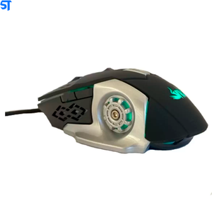 Mouse Gamer USB RGB 6 Botões Knup KP-MU005