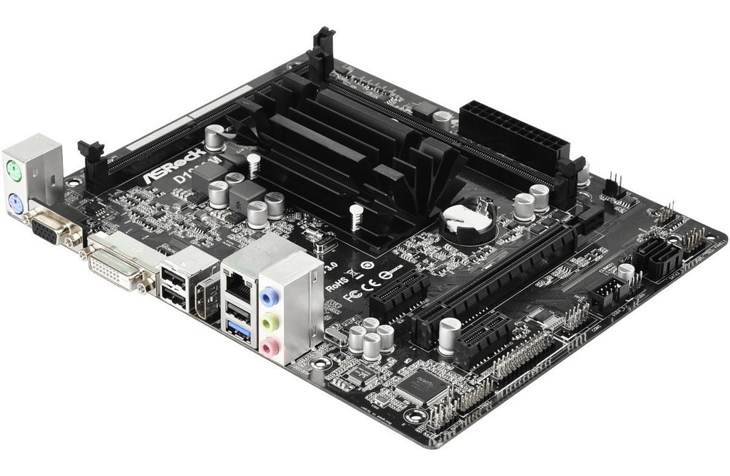Placa Mãe Integrada Micro Atx Asrock D1800M-ATX Intel Dual Core Slot Ddr3 Ddr3L