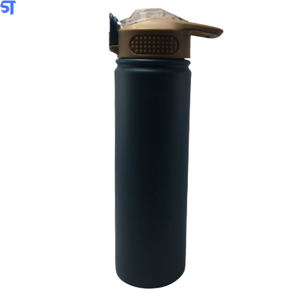 Garrafa Térmica Com Tampa De Aço Inoxidável Isolamento Térmico 750Ml - HHC041 - AZUL