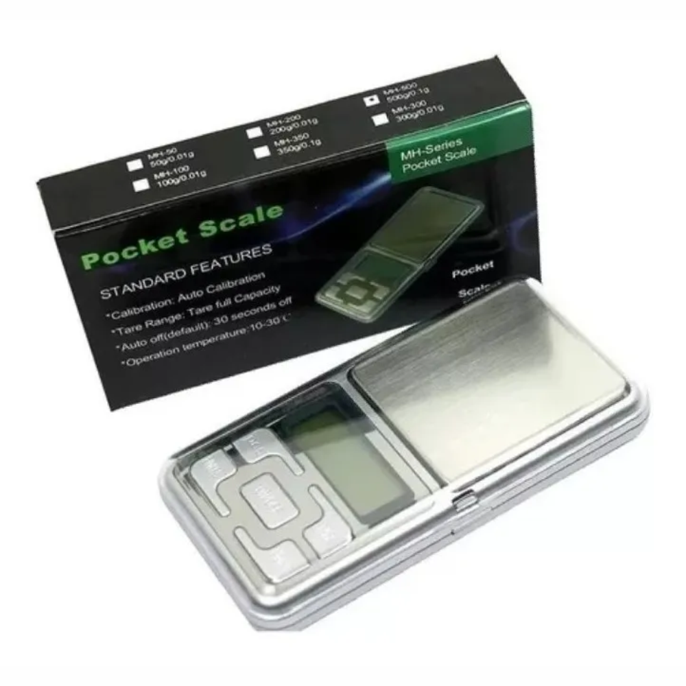 Balança de Bolso Digital De Alta Precisão Até 500 Gramas - Canne