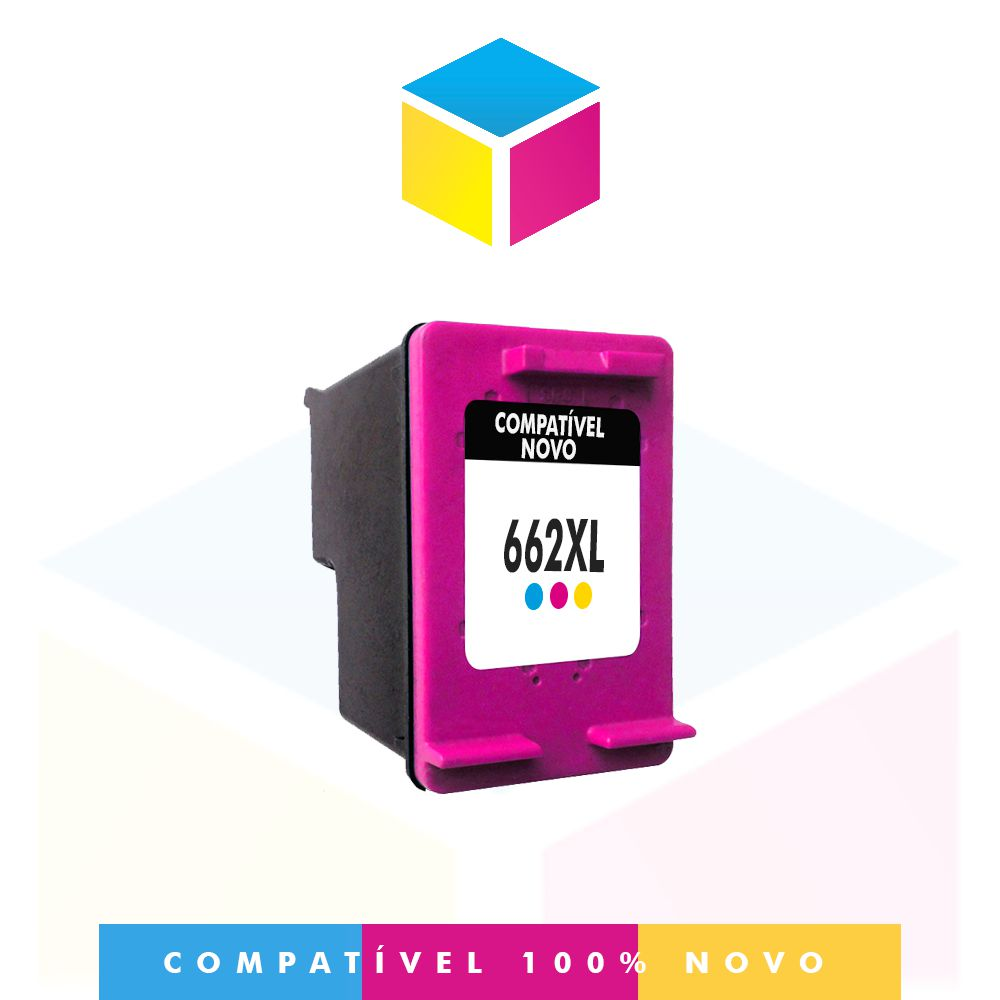 Cartucho Compatível HP 662 Color XL