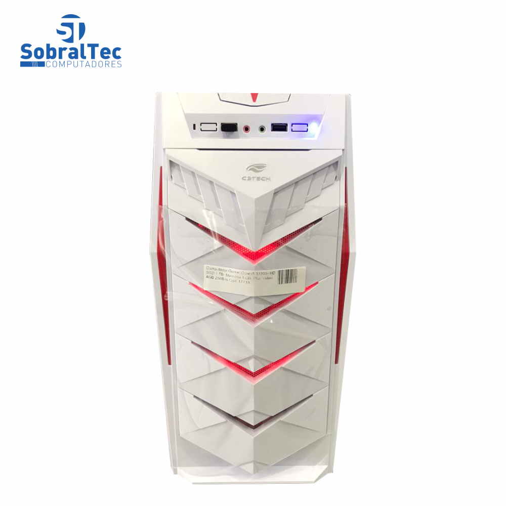 Computador Gamer Core i5-3330S HD SSD 1 TB Memória 8 GB Placa De Vídeo 4GB 256Bits
