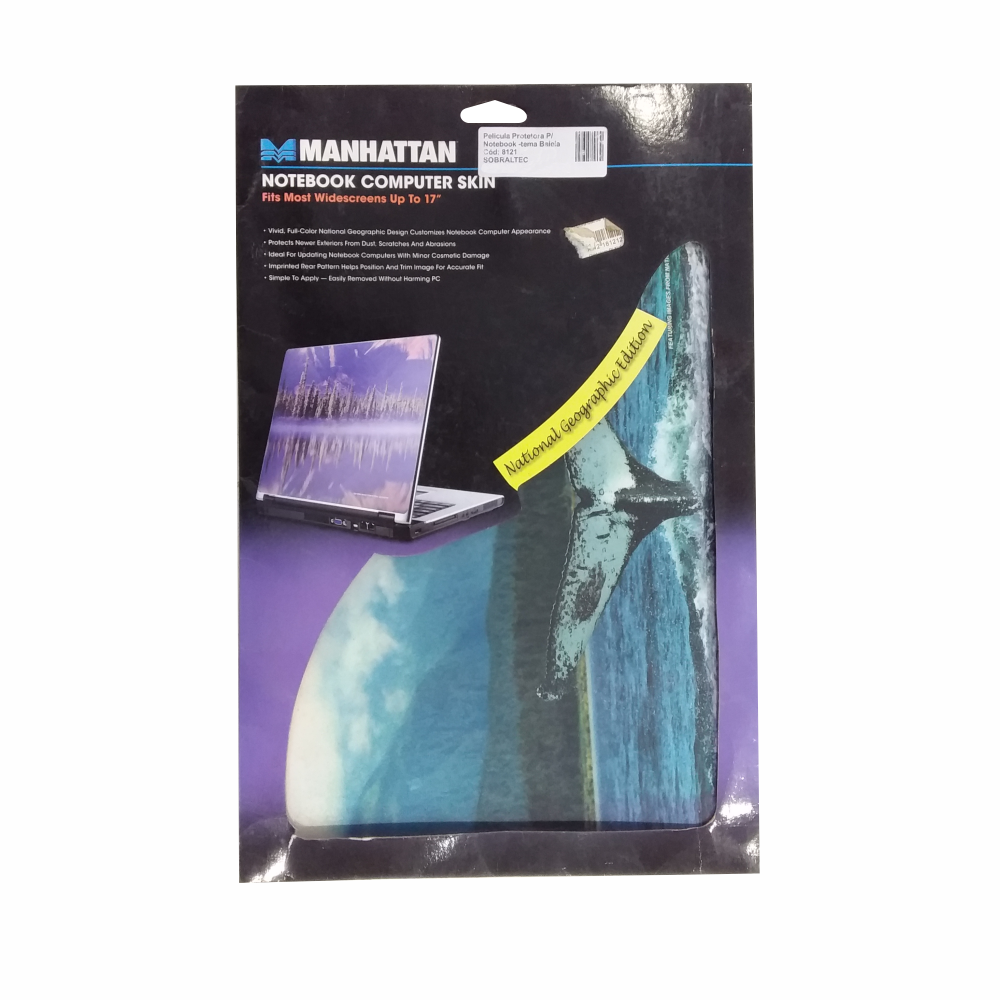 Pelicula Protetora P/ Notebook -tema Baleia