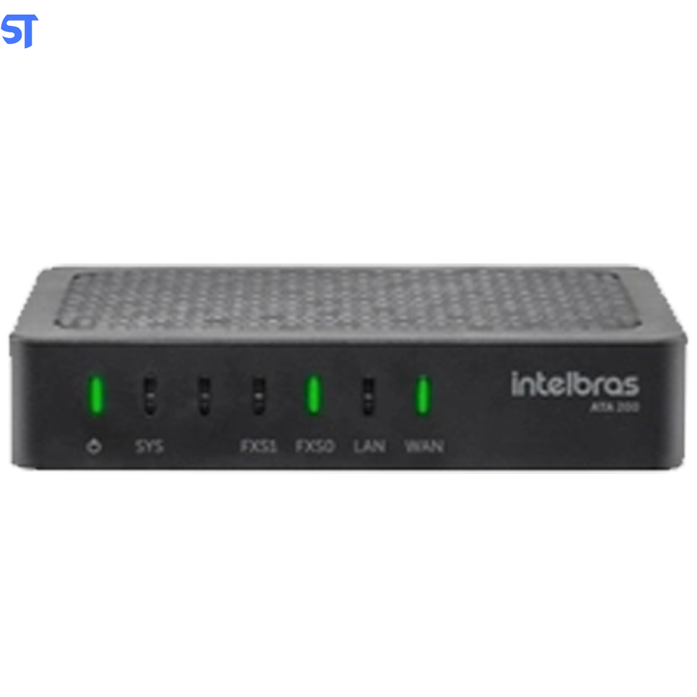 Adaptador Conversor De Protocolo Ip Ata 200 Voip Intelbras
