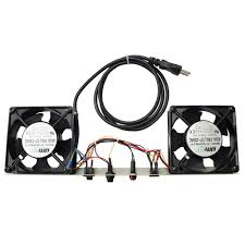 Kit Ventilação Forçada 110 220 V Com 2 Cooler