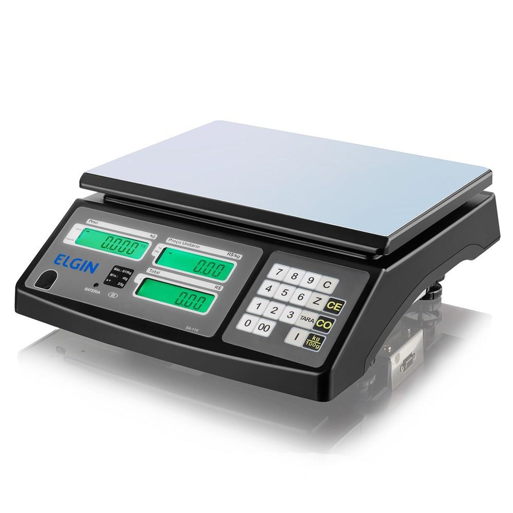 Balança Digital de Automação Elgin 15kg Com Bateria Bivolt