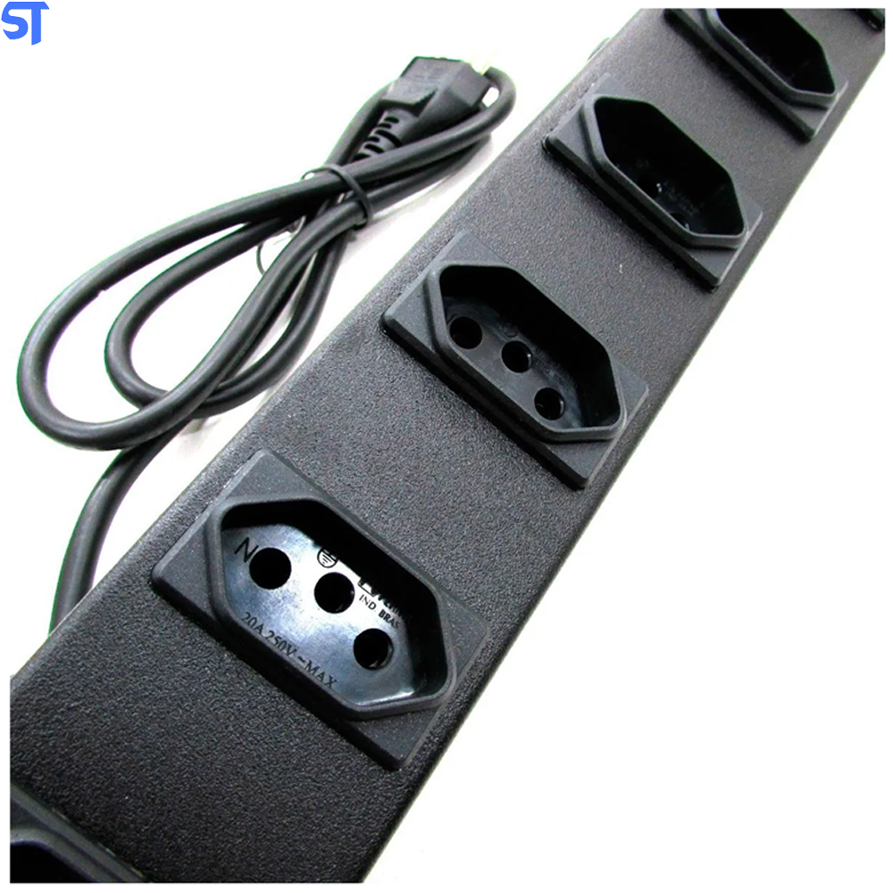 Régua Rack 19 / Com 4 Tomadas 1MT 20A Emplac