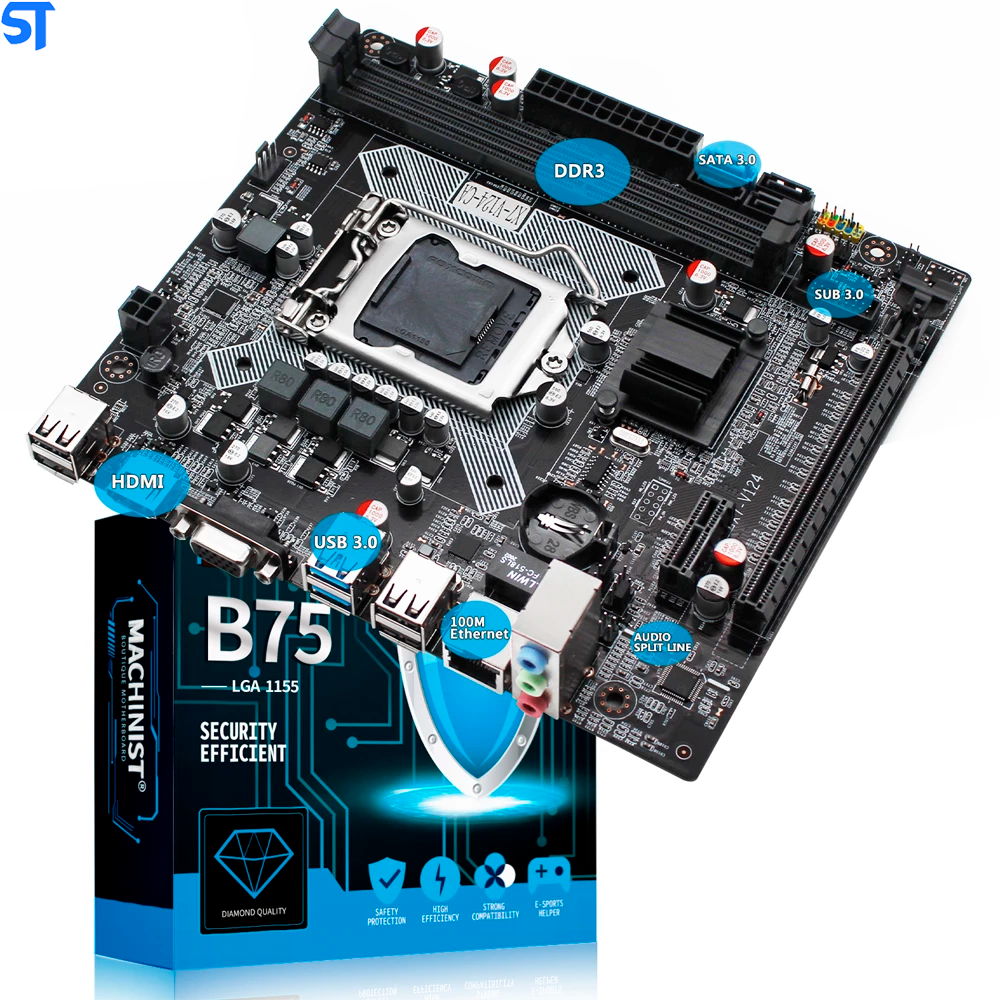 Computador Intel Celeron Dual Core G1610 2.60Ghz - HDSSD 256GB- Memória 4GB- Windows 10