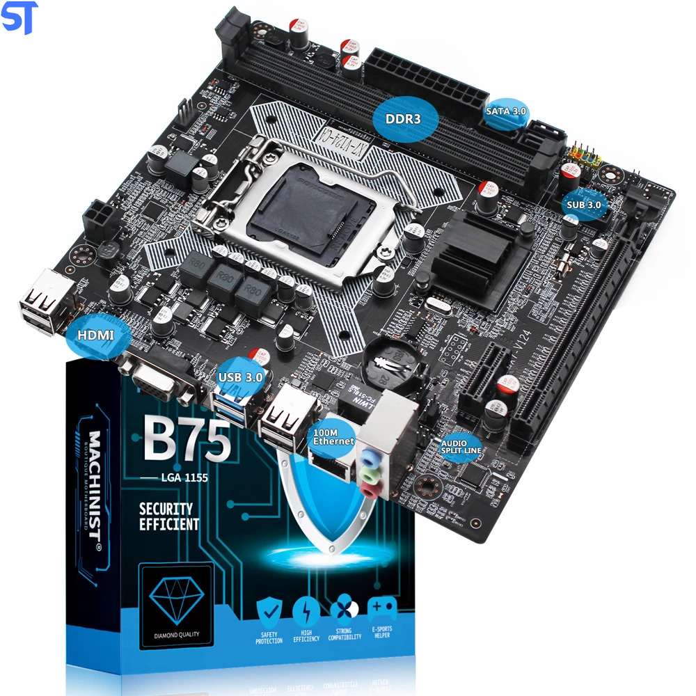 Computador Intel Celeron Dual Core G1610 2.60Ghz - HDSSD 256GB- Memória 4GB- Windows 10