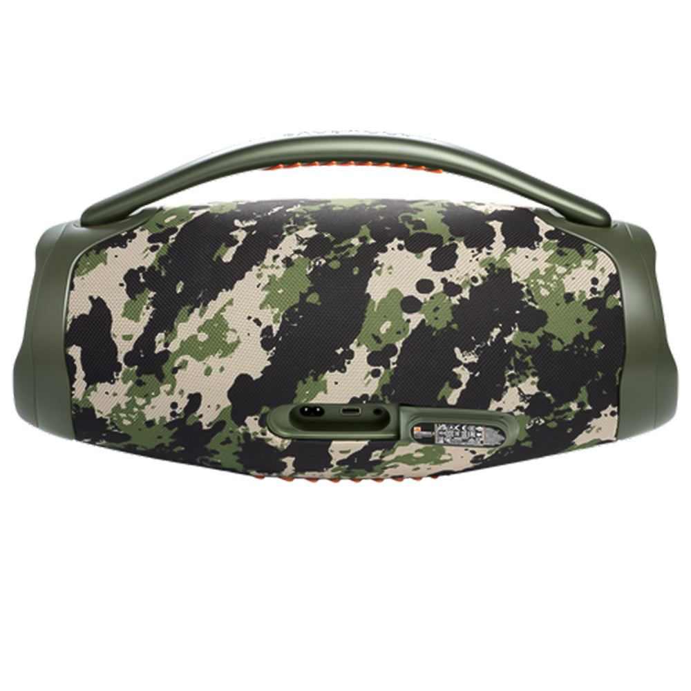 Caixa de Som Portátil JBL Boombox 3, Bluetooth, 80W RMS,P2, À prova d'água, Camuflada - JBLBOOMBOX3SQUADBR