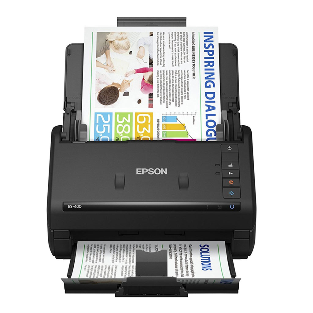 Scanner Epson Workforce Es-400 Es400 Usb Até 50 Folhas Com Duplex