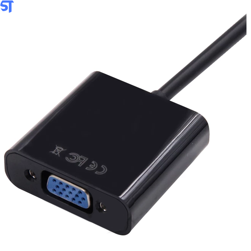 Cabo Adaptador VGA Para DVI HD 24+ 1 Para Monitor, Tv, Projetor 20cm