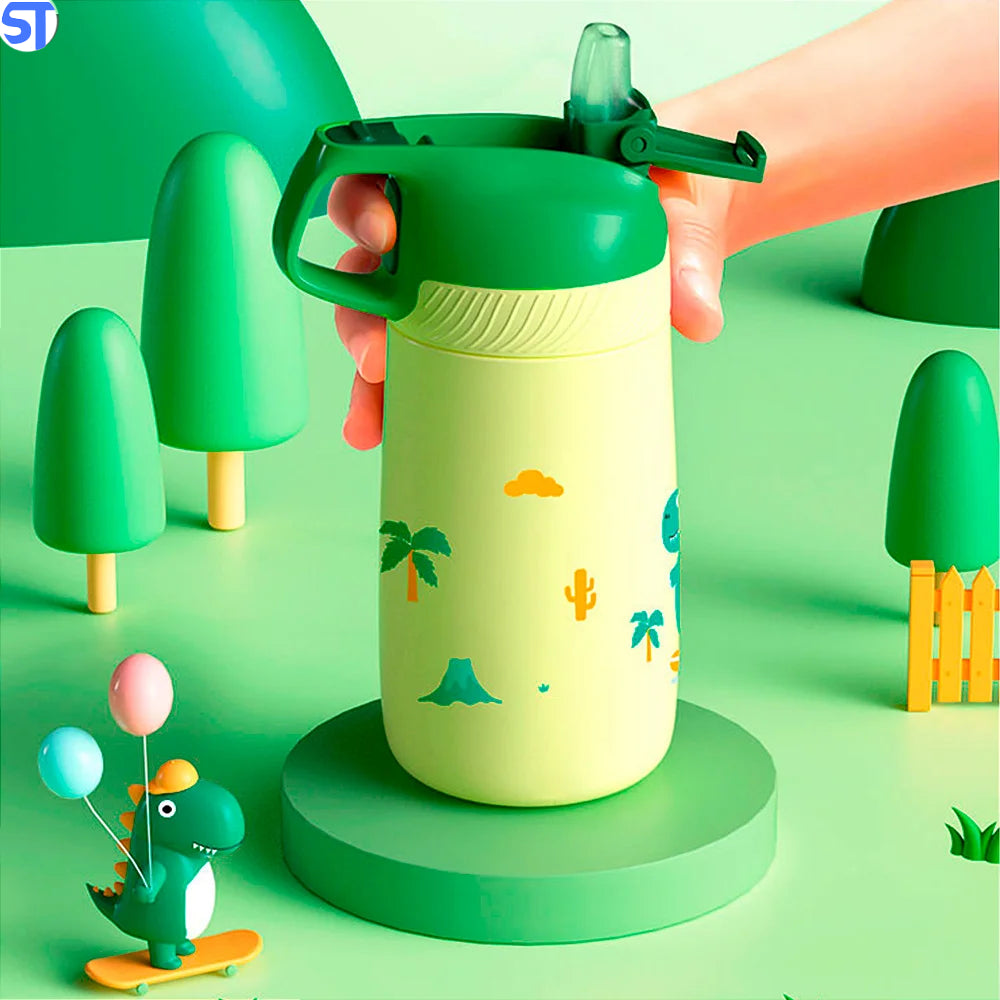 Garrafa Térmica Infantil Philips Dinossauro 350ml AWP2652GY