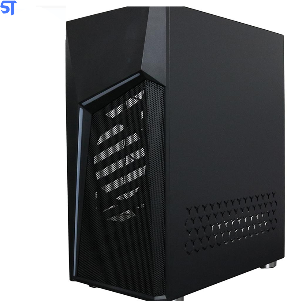 Gabinete Gamer Bg-020 Preto Bluecase - Sem Fonte / Led Rgb / Usb 3.0