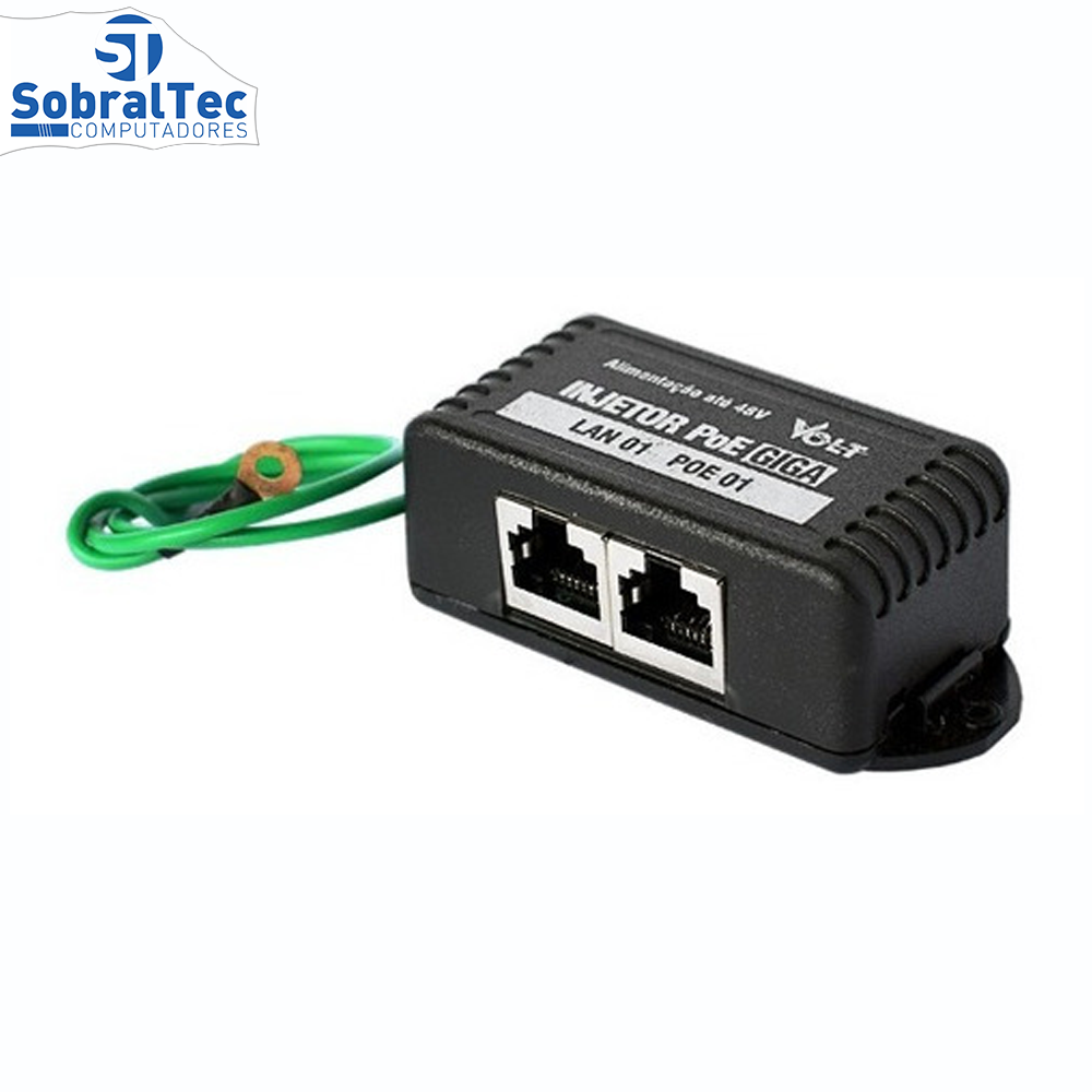 Injetor Poe Gigabit 10/100/1000 - 48v- GIGA