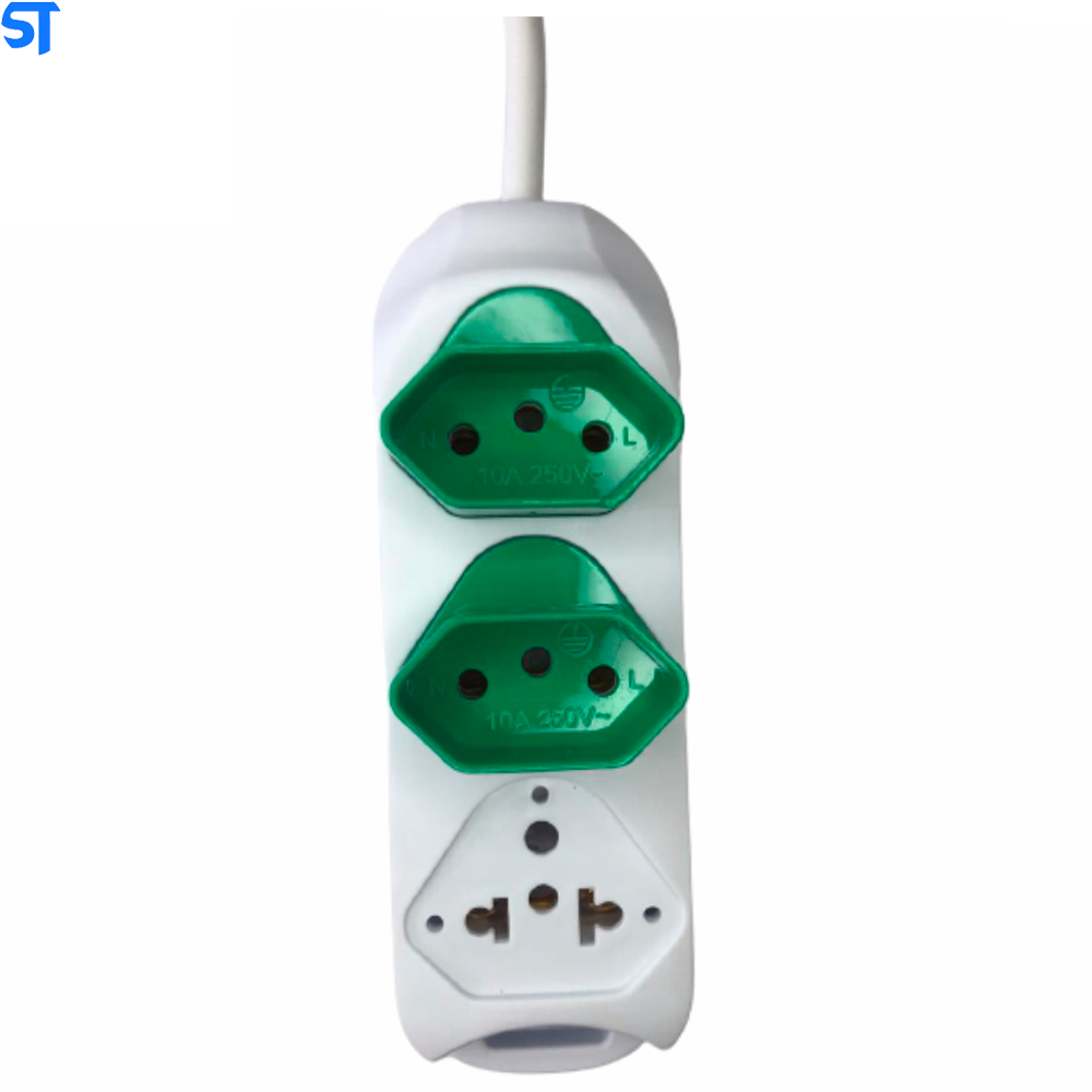 Extensão Elétrica 3 Tomadas Destacáveis 1,5 Metro Knup- SL7623