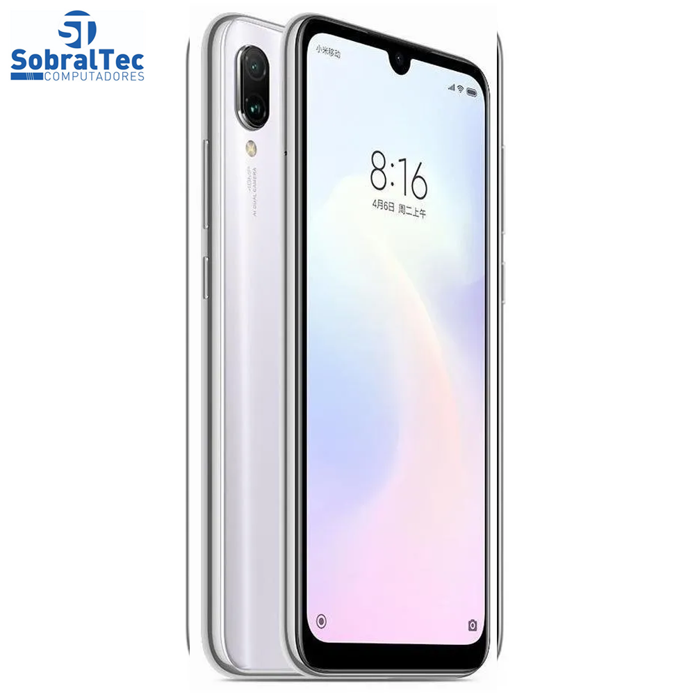 Smartphone Xiaomi Redmi Note 7 48 Mpx Dual SIM 64GB Moonlight White 4GB RAM