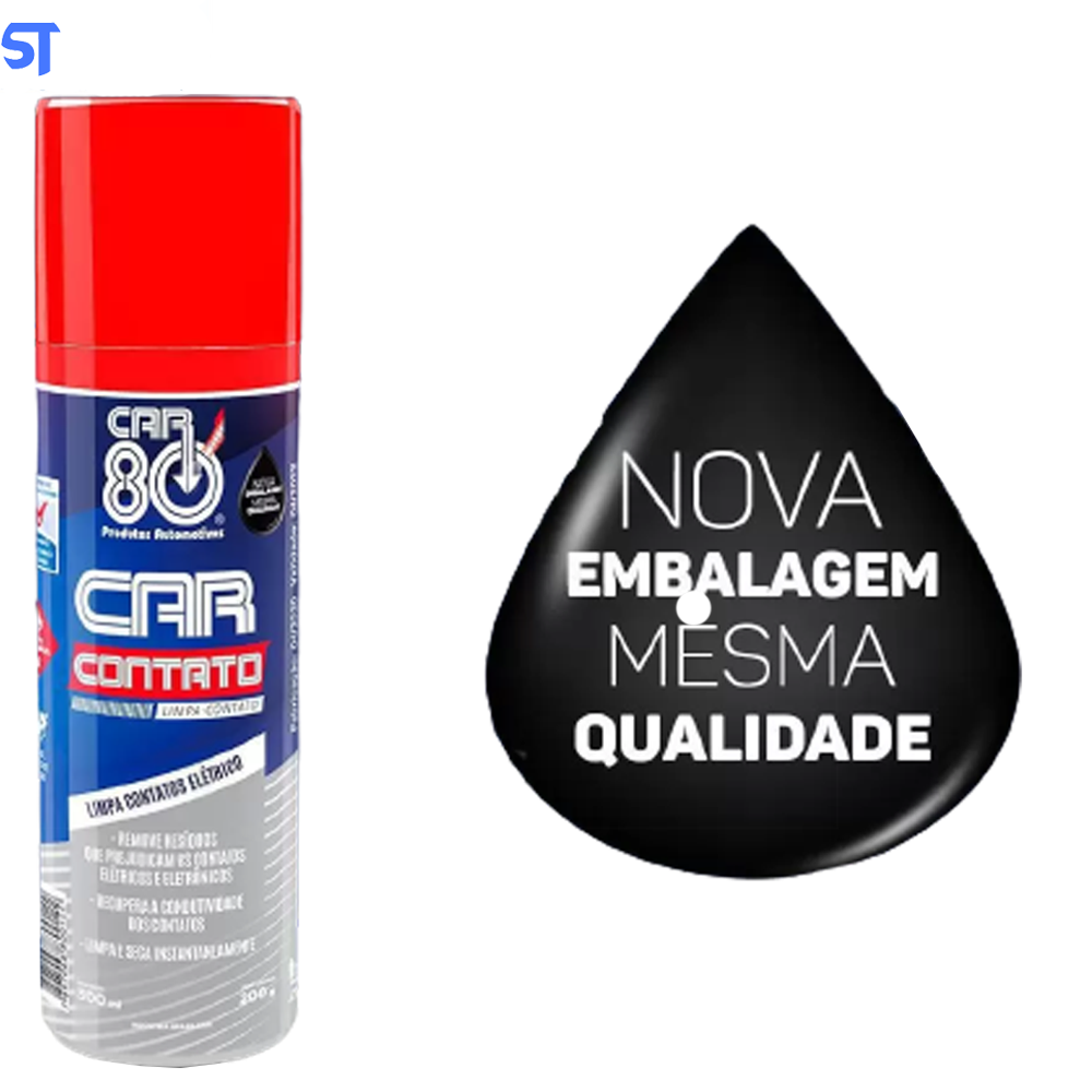 Limpa Contato Removedor Spray 300ml 200g Car80