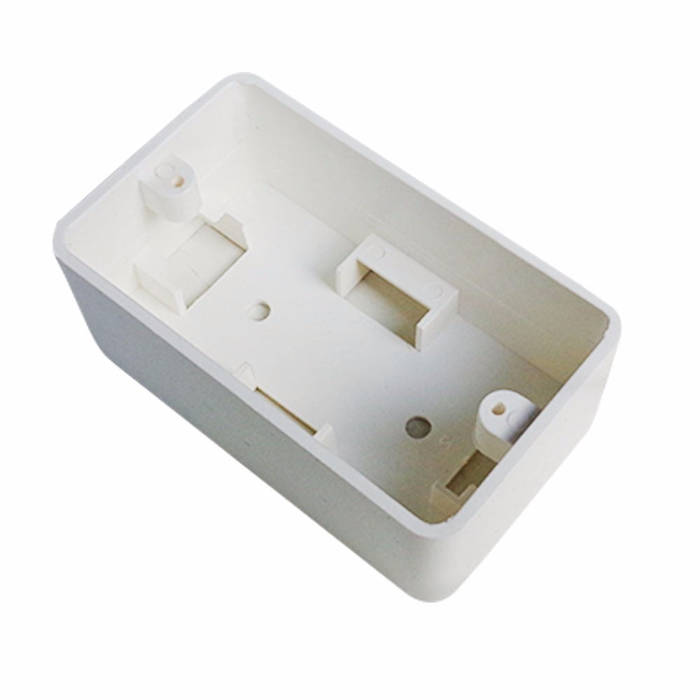 Caixa De Sobrepor Duto X 4x2 Pvc Creme Para Elétrica Rede